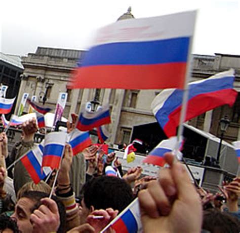 Russian Winter Festival in Trafalgar Square, London