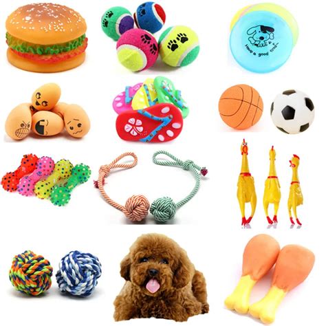 Fashion Rubber Squeak Toys for Dog Screaming Chicken Chew Bone Slipper Squeaky Ball Dog Toys ...