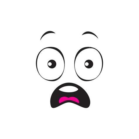 Surprised Expression Face, Surprised Face, Surprised, Face PNG and Vector with Transparent ...