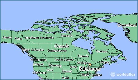 Where is Kitchener, ON? / Kitchener, Ontario Map - WorldAtlas.com