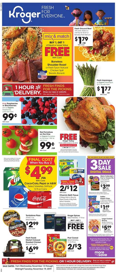 Kroger Current weekly ad 11/13 - 11/19/2019 - frequent-ads.com