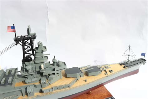 USS New Jersey Wooden Model Ship - GN (BT0113P) - UK Premier ship Models