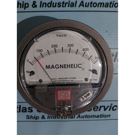 DWYER INSTRUMENTS 2000-500PA DIFFERENTIAL PRESSURE GAUGE| Atlas ...