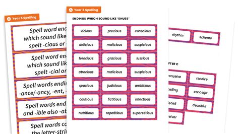 Year 5 Spelling Games - Word Sorting Activity Pack | Plazoom