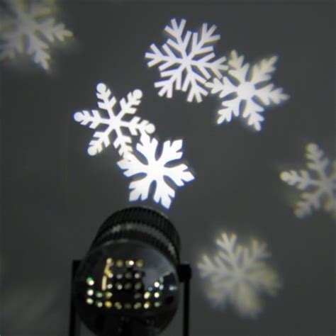 LED Snowflake Projector