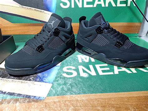 Air Jordan 4 Retro Black Cat from Monica Sneakers. : r/MonicaSneakers