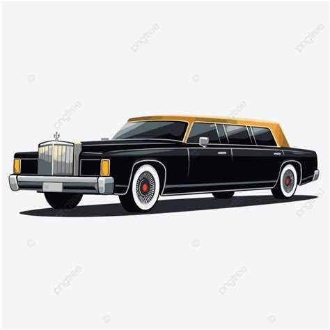 Limousine Clipart Black And Gold Limo Cartoon Vector, Cartoon Clipart, Gold Clipart, Limousine ...