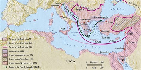 The Byzantine Empire Map