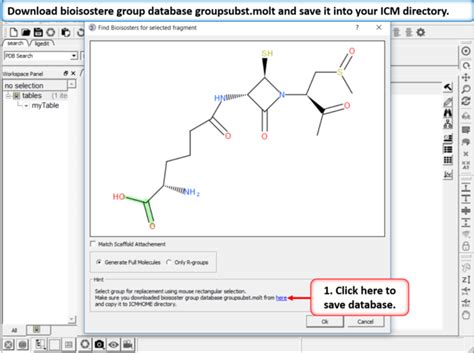 ICM User's Guide: Find Bioisostere