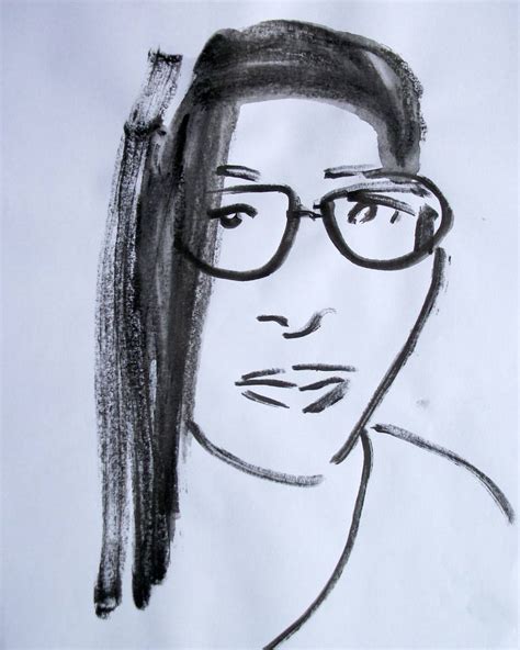 Girl With Glasses Sketch