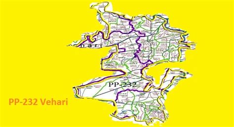 PP-232 Vehari Area, Map, Candidates and Result