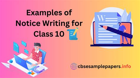 Notice Writing For Class 10 Format, Topics, Examples – CBSE Sample Papers