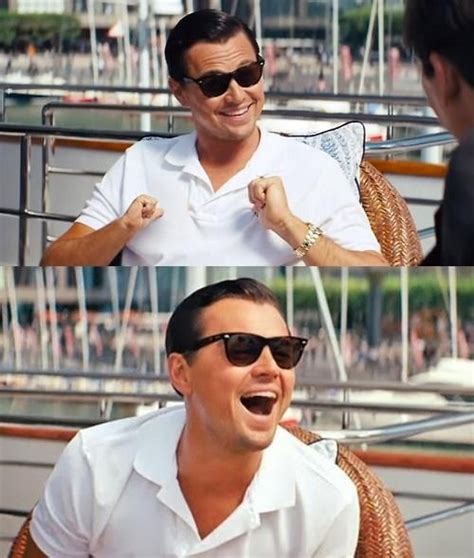 Leonardo Dicaprio Wolf Of Wall Street Blank Meme Template | Sjov, Lol ...