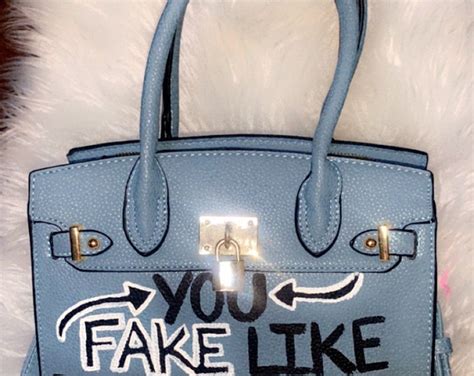 You Fake Like This Birkin Bag - Etsy