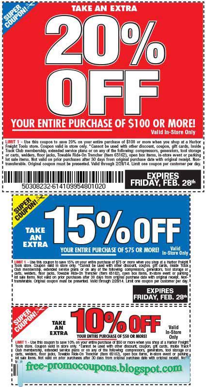 Printable Coupons 2021: Harbor Freight Coupons