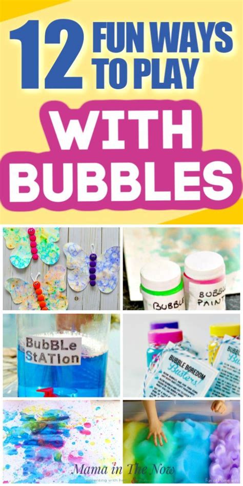 12 Ways to Have Unbeatable Fun with Bubbles in 2021 | Bubble activities ...