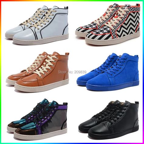 Fashion Red Bottoms Cheap Name Brand Noble Casual Shoes For Men High ...