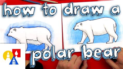 How To Draw A Polar Bear (Realistic) - YouTube