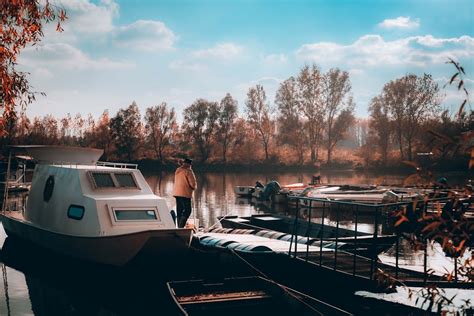 Free picture: harbor, yacht club, man, standing, fair weather, autumn ...