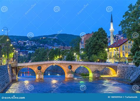 Latin Bridge in Sarajevo, Bosnia and Herzegovina Stock Photo - Image of ...