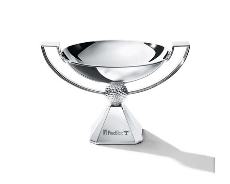 The FedExCup® Trophy. Designed and handcrafted by Tiffany & Co. for the ...