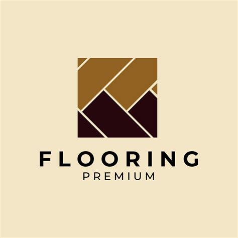 minimalist parquet flooring logo vector design 10379511 Vector Art at ...