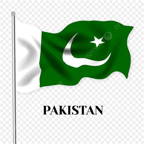 Hand Drawn Flag Vector Hd PNG Images, Hand Drawn Cartoon Pakistan Flag, Pakistan National ...