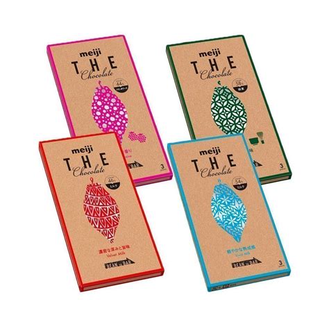 Meiji THE Chocolate x 4 Flavours Set 2 - Made in Japan - OCHASKI.COM