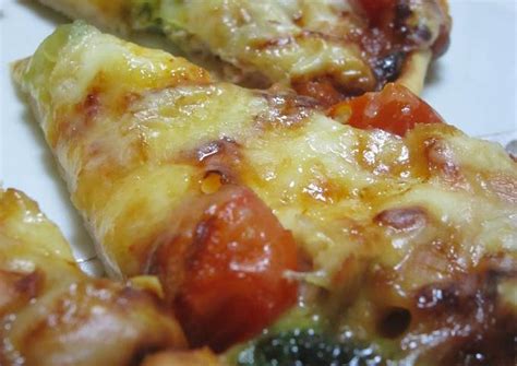 Easy, Crispy Rice Flour Pizza Recipe by cookpad.japan - Cookpad