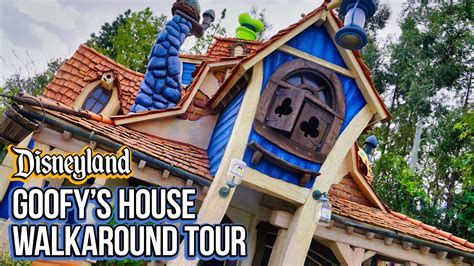 Goofy's House Walkaround Tour in Mickey's Toontown at Disneyland - YouTube