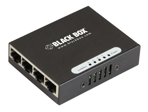 Switch - (4) 10/100/1000Mbps RJ45 | Black Box