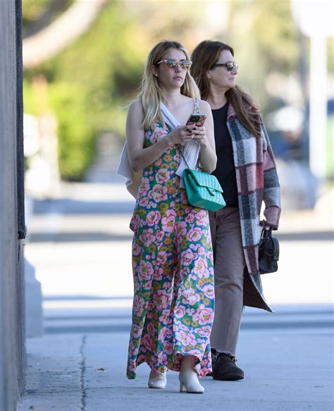 EMMA ROBERTS Out Shopping with Her Mother in Los Angeles 11/15/2022 ...