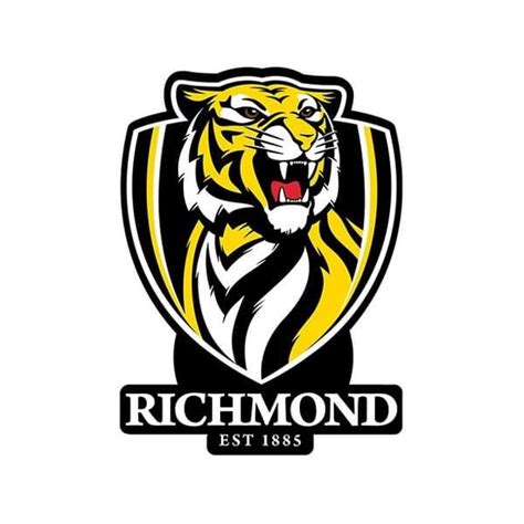 Richmond Tigers AFL LOGO Car School Books Sticker Decal 100mm | Afl, Richmond football club ...