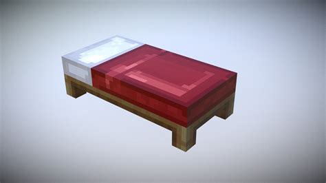 Bed Minecraft - Download Free 3D model by JDanielhes (@JDanielHE ...