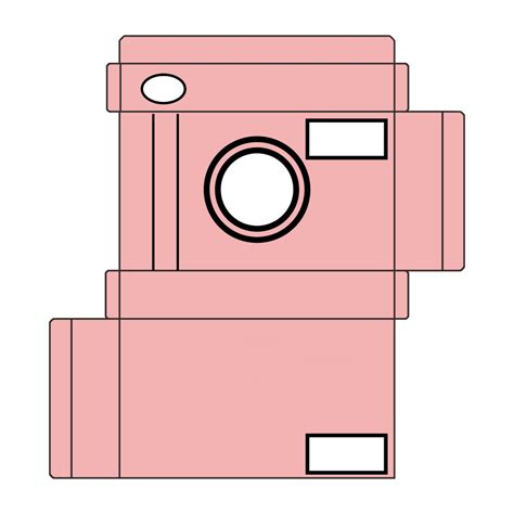 8 Best Images of 3D Printable Camera Template - Printable Paper Camera ...