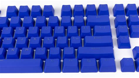 Dark Blue Keycaps, PBT, Backlit, 104 Key, US Layout | Reelag