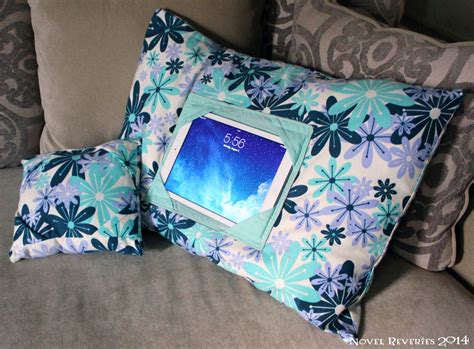 iPad tablet pillow case with small pillow