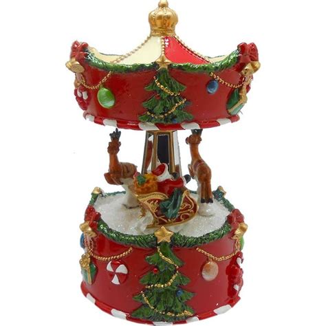 Amazing Christmas Christmas Musical Carousel With Iron Base | Woolworths