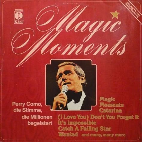 Perry Como – Magic Moments (1980, Vinyl) - Discogs