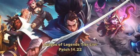 LoL Patch 14.22 Tier List: Top Champions Ranked for Every Role in the ...