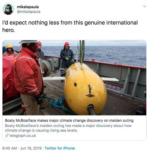 A Hero | Boaty McBoatface | Know Your Meme