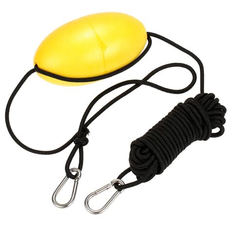 Kayak Inflatable Boat Anchor with Pulleys Pad Eyes Rope Float Kayak Canoe Anchor Trolley Kit for ...