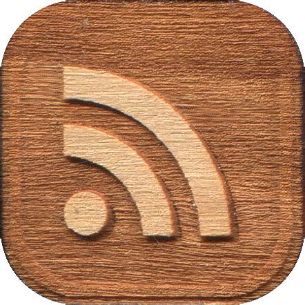 Laser engraved RSS icon | Flickr - Photo Sharing!