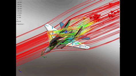 Solidworks Plane airflow simulation - YouTube