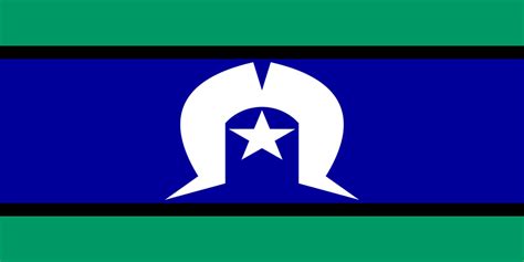 Torres Strait Islander Flag (knitted) 2400 x 1200mm