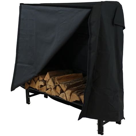 Sunnydaze Heavy Duty 4' Log Rack Cover | Fire Pits & Outdoor Heating