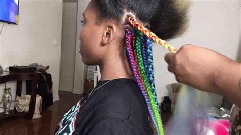 Rainbow Braid Hairstyles For Kids Sho Madjozi - 12 Must See Creative Box Braid Styles With Beads ...