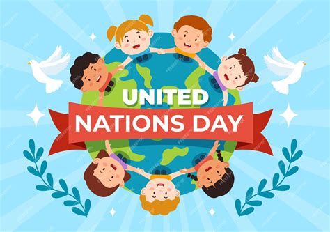 Premium Vector | United Nations Day Celebration Vector Illustration ...