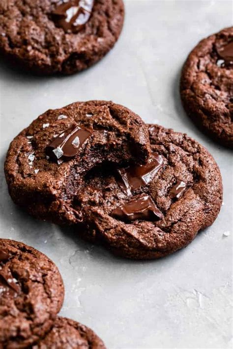 Chewy Gluten-Free Chocolate Cookies - Snixy Kitchen