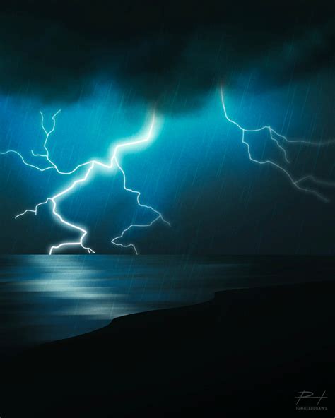 Lightning Storm by ReedDrawsOnDA on DeviantArt